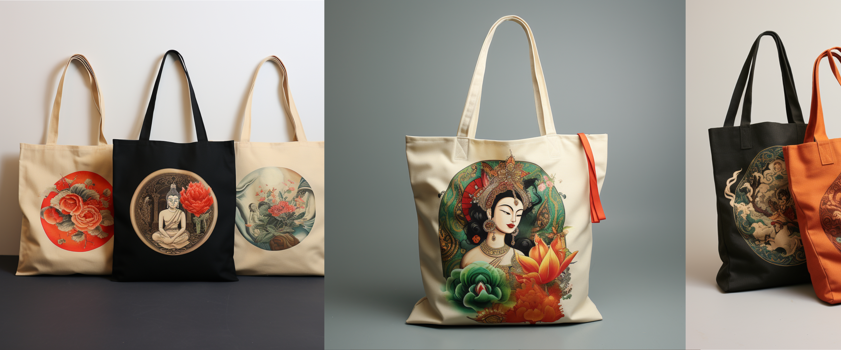 Printed Tote bags